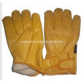 Winter Glove-Driver Glove-Winter Leather Glove-Cow Leather Work Glove-Mechanic Glove-Safety Glove